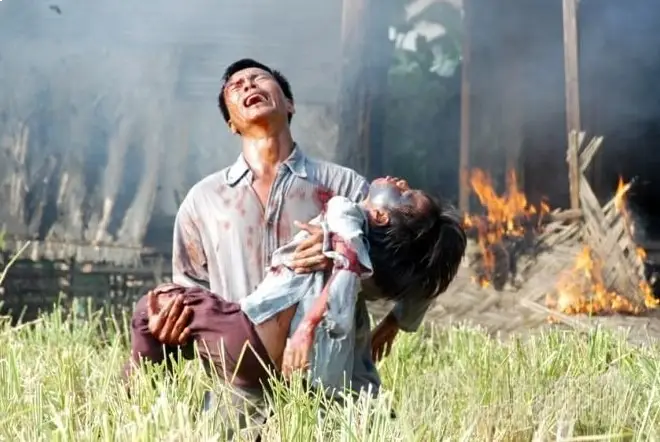Кадр из фильма «Милай 4» о трагедии в деревне Милай